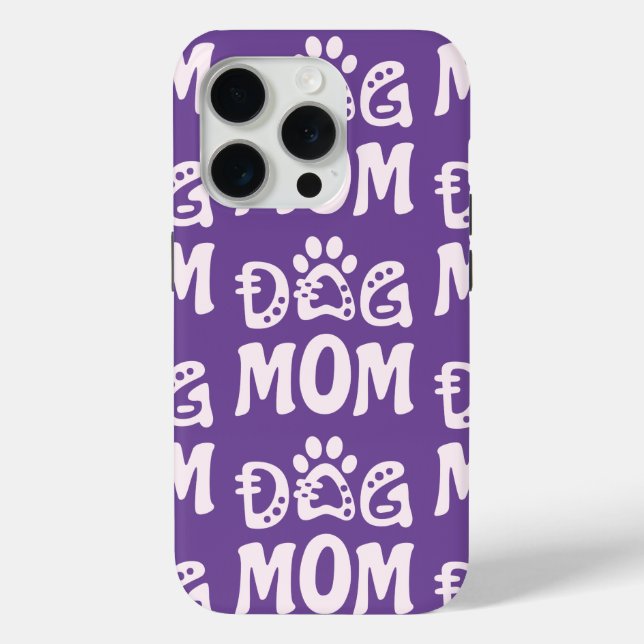 Funda De Case-Mate Para iPhone Perro Mamá (Reverso )
