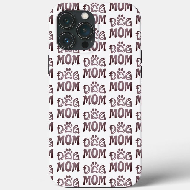 Funda De Case-Mate Para iPhone Perro Mamá (Reverso )