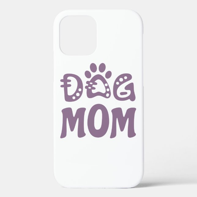 Funda De Case-Mate Para iPhone Perro Mamá (Reverso )