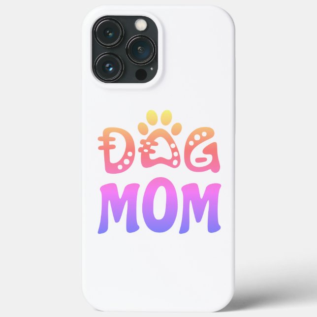 Funda De Case-Mate Para iPhone Perro Mamá (Reverso )