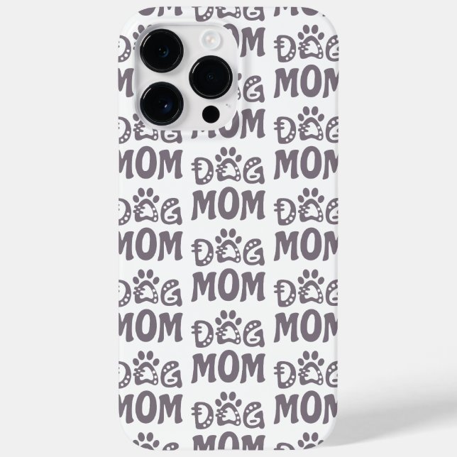 Funda De Case-Mate Para iPhone Perro Mamá (Reverso)