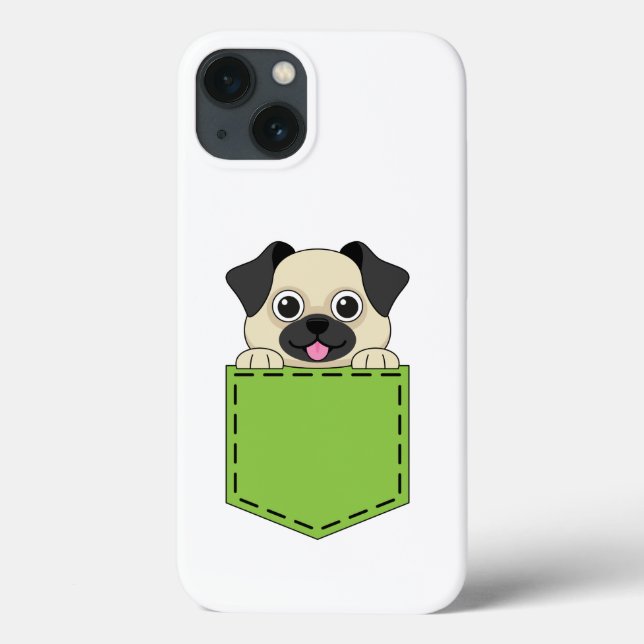 Funda De Case-Mate Para iPhone Perro Mascota de bolsillo (Reverso)