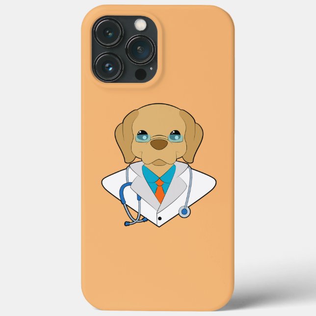 Funda De Case-Mate Para iPhone Perro médica  (Reverso )
