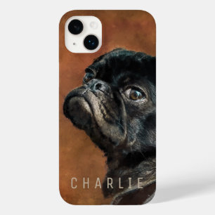 Funda Para iPhone 14 Plus De Case-Mate Perro negro pug