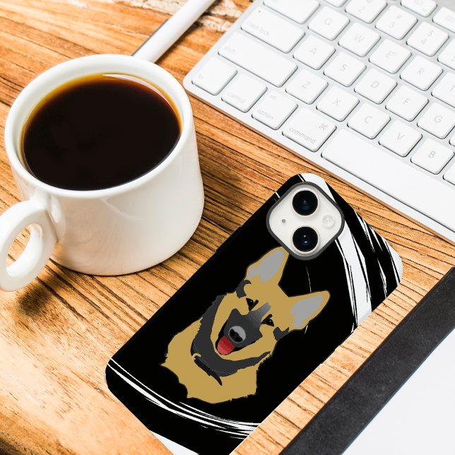 Funda De Case-Mate Para iPhone Perro pastor alemán (Subido por el creador)