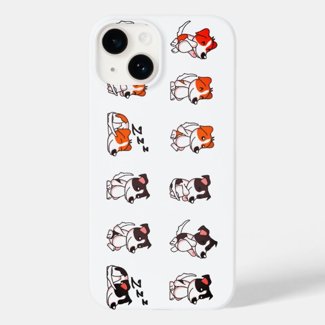 Funda De Case-Mate Para iPhone perro, personalizado, naturaleza (Reverso )