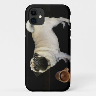Funda Para iPhone 11 Perro Pug y estuche de teléfono para Mascotas de p