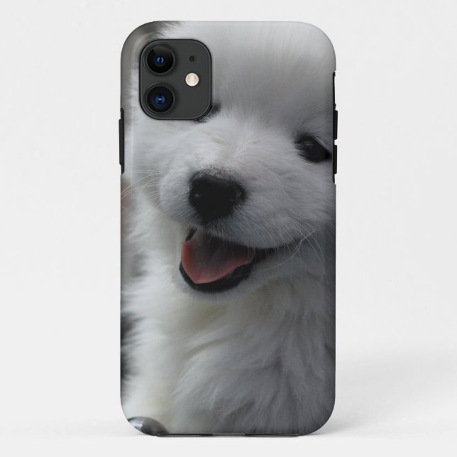 Funda De Case-Mate Para iPhone Perro Samoyed (Reverso)