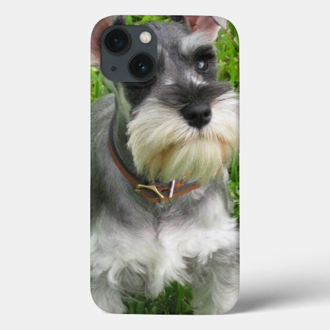 Funda De Case-Mate Para iPhone Perro Schnauzer (Reverso)