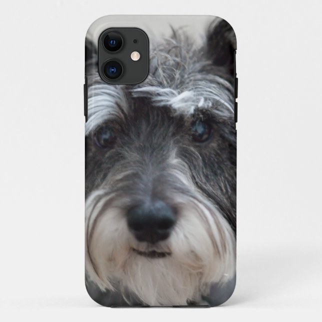 Funda De Case-Mate Para iPhone Perro Schnauzer (Reverso)