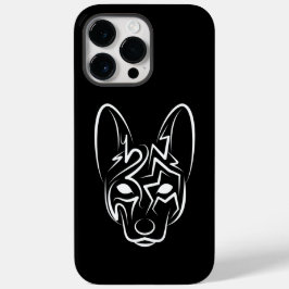 Funda Para iPhone 14 Pro Max De Case-Mate Perro tribal blanco y negro