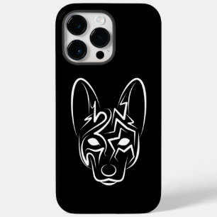 Funda Para iPhone 14 Pro Max De Case-Mate Perro tribal blanco y negro