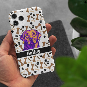 Funda Para iPhone 14 De Case-Mate Perro y tratamientos coloridos personalizados