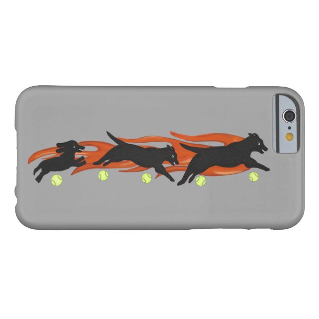 Funda De Case-Mate Para iPhone Perros de Flyball (Reverso Horizontal)