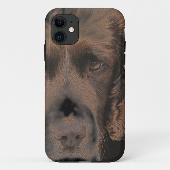 Funda De Case-Mate Para iPhone Perros de Springer ingleses (Reverso)