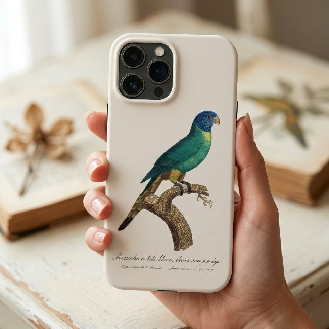 Funda De Case-Mate Para iPhone Perruche a tete bleue / Lorikeet arcoiris, juvenil (Perruche a tete bleue / Rainbow lorikeet, juvenile. iPhone Case)