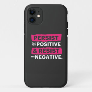 Funda Para iPhone 11 Persista para el caso positivo del teléfono celula