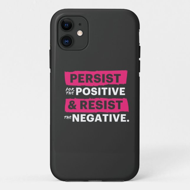 Funda De Case-Mate Para iPhone Persista para el caso positivo del teléfono celula (Reverso)