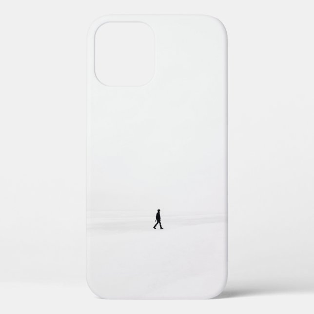 FUNDA DE Case-Mate PARA iPhone PERSONA CAMINANDO EN SNOWFIELD (Reverso )