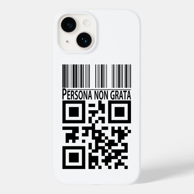 Funda De Case-Mate Para iPhone Persona non grata (Reverso )