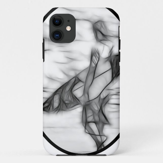 Funda De Case-Mate Para iPhone persona que practica surf (Reverso)