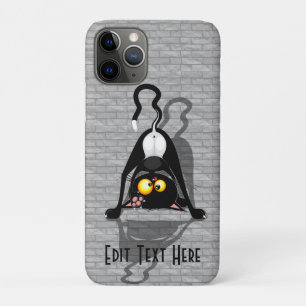 Funda Para iPhone 11 Pro Personaje de dibujos animados divertido gato al re