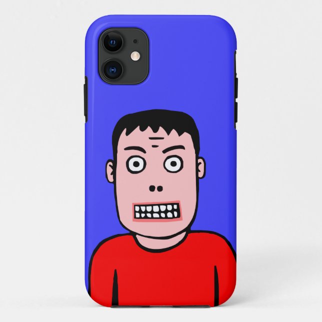 Funda De Case-Mate Para iPhone Personaje Divertido 01 (Reverso)