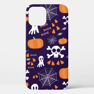 Funda Para iPhone 12 Personajes Divertidos y Espeluznantes de Halloween