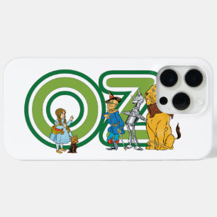 Funda Para iPhone 15 Pro Max Personajes vintage del mago de Oz y letras de text