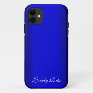 Funda Para iPhone 11 Personal azul eléctrico