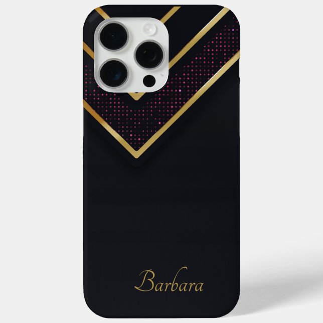 Funda De Case-Mate Para iPhone Personaliza Black Beauty (Reverso )