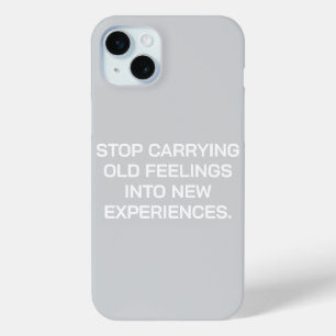 FUNDA PARA iPhone 15 MINI PERSONALIZA TUS PROPIAS CITAS ESTILO MODERNO MINIM
