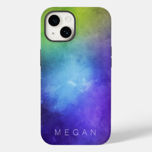 Funda Para iPhone 14 De Case-Mate Personalizable azul turquesa morado verde