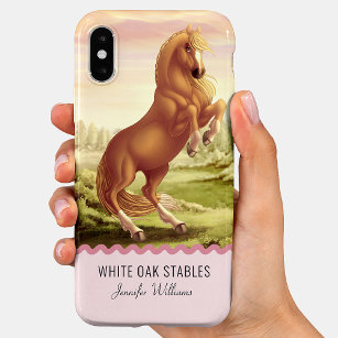 Funda Para iPhone 14 De Case-Mate Personalizable criando caballo palomino