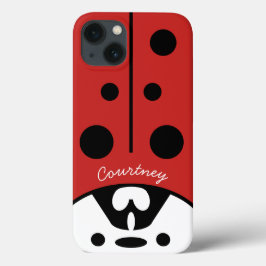 Funda Para iPhone 13 Personalizable Cute Ladybug