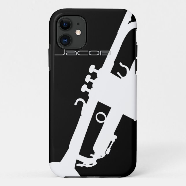 Funda De Case-Mate Para iPhone Personalizable de la trompeta (Reverso)