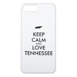 Funda Para iPhone 8 Plus/7 Plus Personalizable MANTENER CALMA Y AMAR A TENNESSEE