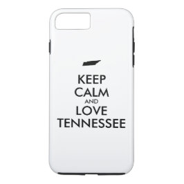 Funda Para iPhone 8 Plus/7 Plus Personalizable MANTENER CALMA Y AMAR A TENNESSEE
