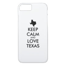 Personalizable MANTENER CALMA Y AMAR A TEXAS