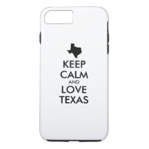 Personalizable MANTENER CALMA Y AMAR A TEXAS