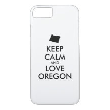Personalizable MANTENER LA CALMA Y AMAR A OREGON