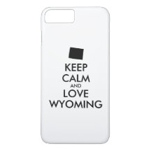 Personalizable MANTENER LA CALMA Y AMAR A WYOMING