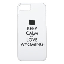 Personalizable MANTENER LA CALMA Y AMAR A WYOMING