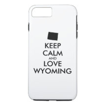 Personalizable MANTENER LA CALMA Y AMAR A WYOMING
