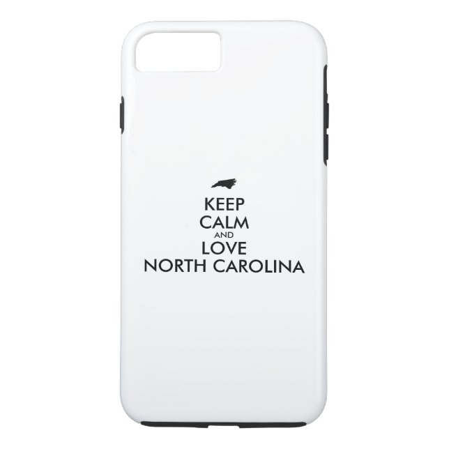 FUNDA DE Case-Mate PARA iPhone PERSONALIZABLE MANTENER LA CALMA Y AMAR CAROLINA D (Reverso)