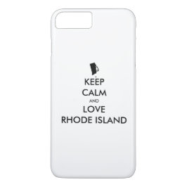Funda Para iPhone 8 Plus/7 Plus Personalizable MANTENER LA CALMA Y AMAR LA ISLA RH