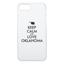 Personalizable MANTENGA CALMA Y AME A OKLAHOMA
