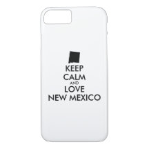 Personalizable MANTENGA CALMA Y AME NUEVO MÉXICO