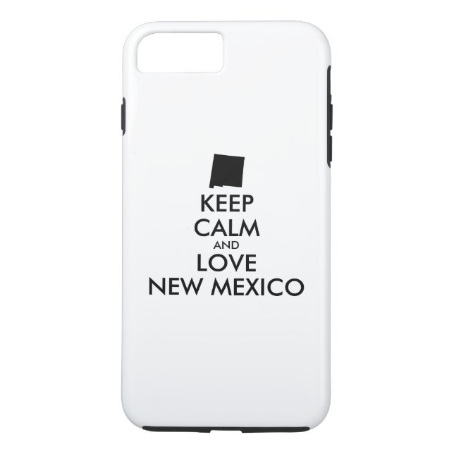 Funda De Case-Mate Para iPhone Personalizable MANTENGA CALMA Y AME NUEVO MÉXICO (Reverso)