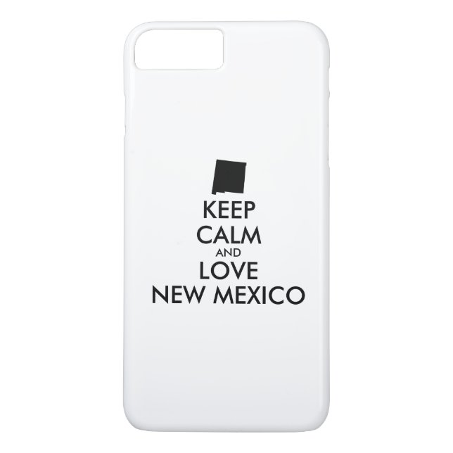 Funda De Case-Mate Para iPhone Personalizable MANTENGA CALMA Y AME NUEVO MÉXICO (Reverso)